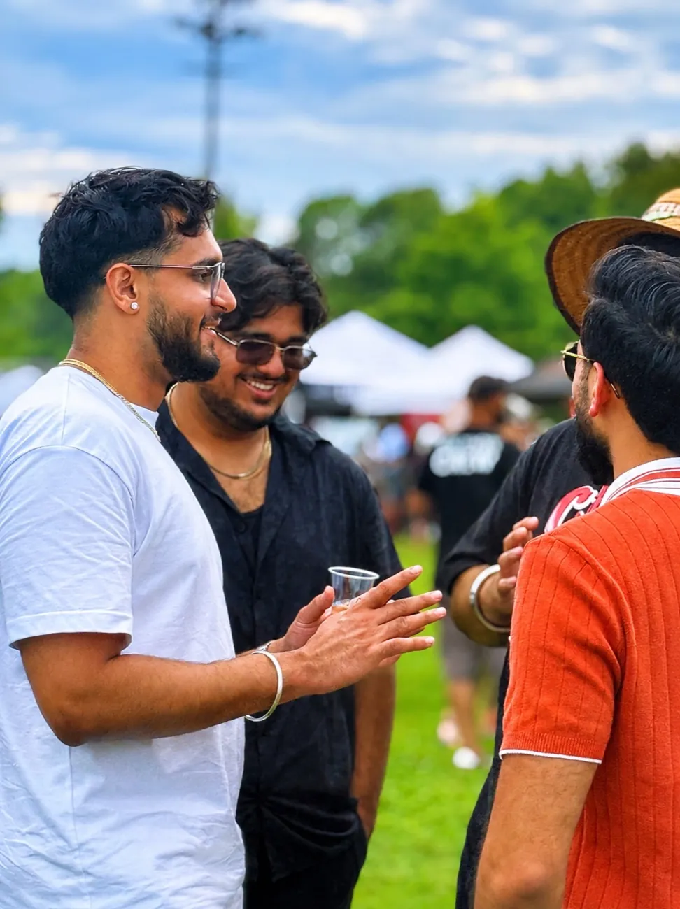 Guests talking and enjoying drinks at the 1st Annual MO Spirit Festival